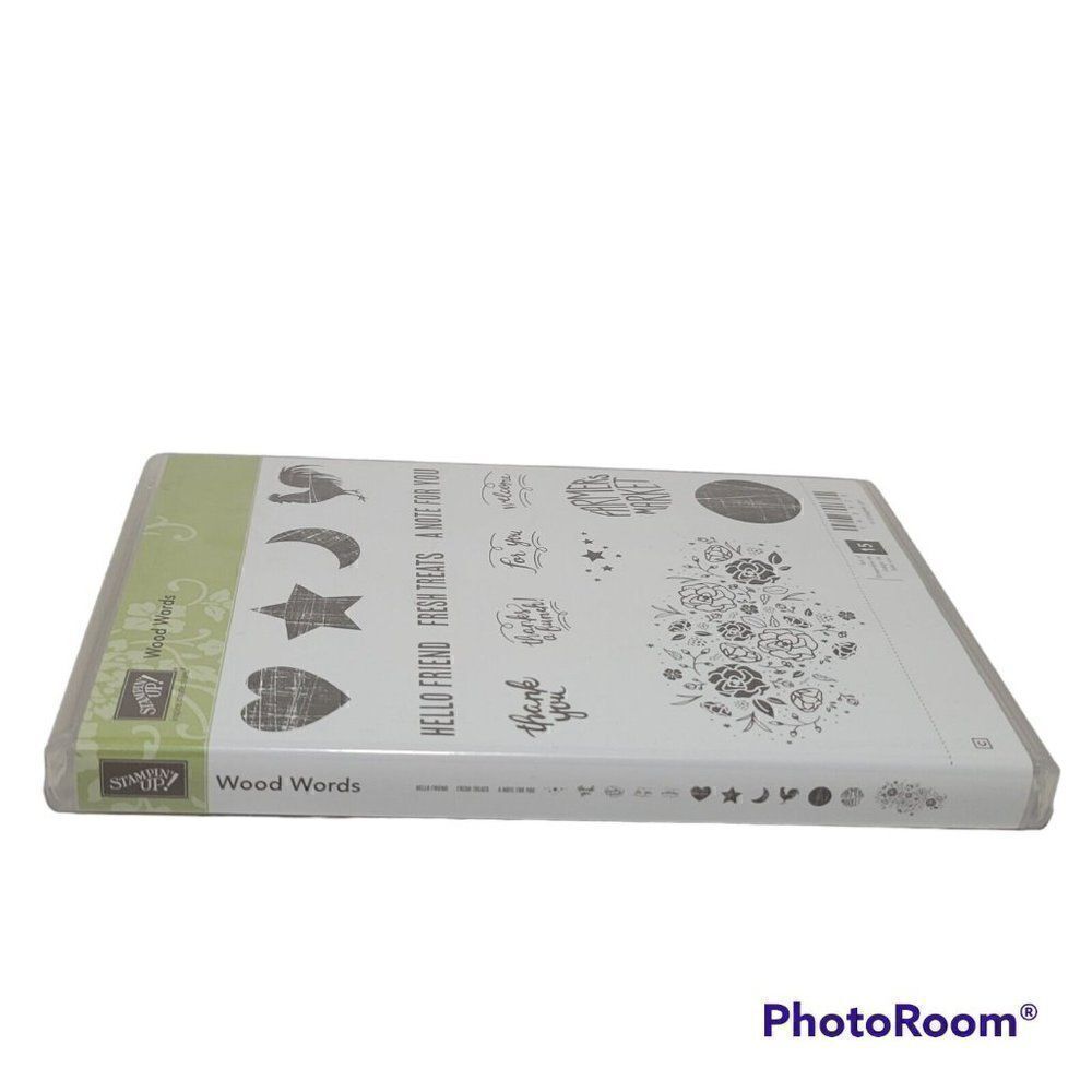 Stampin' Up WOOD WORDS Rubber Stamps - Picture 10 of 12